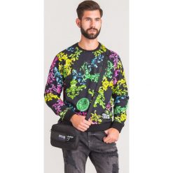 REPORTERKA Versace Jeans Couture. Czarne plecaki męskie Versace Jeans Couture, w paski, z jeansu. Za 312,95 zł.