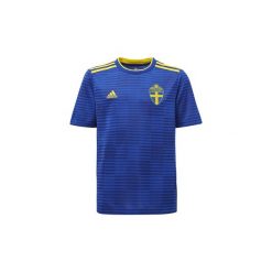 T-shirty z krótkim rękawem Dziecko adidas Koszulka wyjazdowa reprezentacji Szwecji. Niebieskie t-shirty chłopięce marki Adidas, z krótkim rękawem. Za 279,00 zł.
