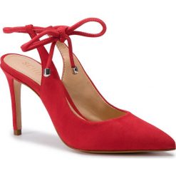 Sandały SCHUTZ - S 01723 0364 0010 U Club Red. Czerwone klapki damskie Schutz, z aplikacjami, ze skóry, bez obcasa, na obcasie. Za 549,00 zł.