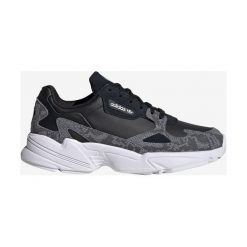 Adidas Originals Falcon Tenisówki Czarny Szary. Szare trampki i tenisówki damskie adidas Originals, bez wzorów, ze skóry, bez zapięcia. Za 430,95 zł.