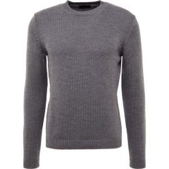 Roberto Collina CREW NECK Sweter grey. Szare swetry klasyczne męskie marki Roberto Collina, m, z wełny. Za 859,00 zł.
