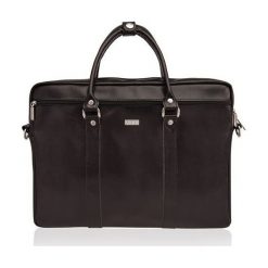 Torba Solier Skórzana torba na ramię laptopa Solier MARCEL. Torby na laptopa Solier, bez wzorów. Za 449,00 zł.