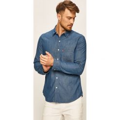 Levi's - Koszula jeansowa. Niebieskie koszule męskie Levi's®, s, bez wzorów, z bawełny, klasyczne, z klasycznym kołnierzykiem, z długim rękawem. Za 279,90 zł.
