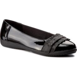Creepersy damskie: Półbuty CLARKS - Feya Island 261267094 Black Patent