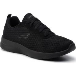 Sportowe Skechers DYNAMIGHT EYE TO EYE 12964BBK. Czarne buty sportowe damskie Skechers, bez wzorów, z materiału, sportowe. Za 199,99 zł.