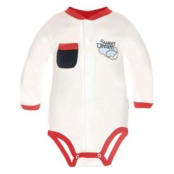 2Be3 Body Dziewczęce Z Kieszonką 50 Biało-Czerwone. Czerwone body niemowlęce marki 2Be3. Za 35,00 zł.
