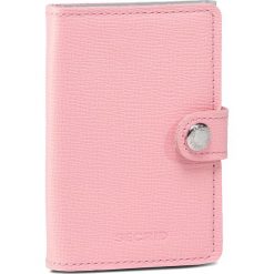 Mały Portfel Damski SECRID - Miniwallet MC Crisple Pink. Różowe portfele damskie Secrid, bez wzorów, ze skóry. Za 249,00 zł.
