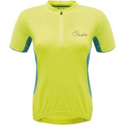 Dare 2b Koszulka Rowerowa Subdue Jersey Fluro Yellow 12. Żółte topy sportowe damskie marki Dare 2b, z jersey. W wyprzedaży za 85,00 zł.