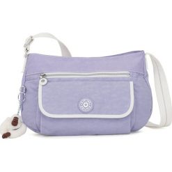Torebka "Syro" w kolorze fioletowym - 31 x 22 x 12,5 cm. Fioletowe torebki klasyczne damskie Kipling, w paski, z tkaniny, na ramię, bez dodatków. W wyprzedaży za 149,95 zł.
