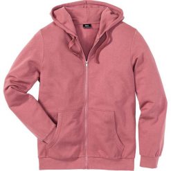 Bluza rozpinana z kapturem Regular Fit bonprix jeżynowy. Fioletowe bejsbolówki męskie bonprix, l, z dresówki, z kapturem. Za 44,99 zł.