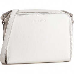 Torebka COCCINELLE - DV3 Mini Bag E5 DV3 55 H7 05 Blanche H10. Białe listonoszki damskie marki Coccinelle, ze skóry. Za 949,90 zł.
