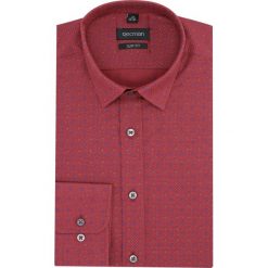 Koszula versone 2856a długi rękaw slim fit czerwony. Czerwone koszule męskie Recman, m. Za 99,99 zł.