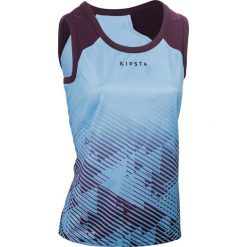 Koszulka do rugby damska. Niebieskie bluzki damskie OFFLOAD, xl, bez wzorów, z poliesteru, bez kołnierzyka, bez rękawów. Za 29,99 zł.