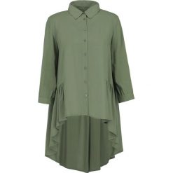 Tunika My Twin Camicia 191MT2310. Zielone bluzki damskie My Twin, xs, bez wzorów, z wiskozy, bez kołnierzyka, bez rękawów. W wyprzedaży za 339,00 zł.