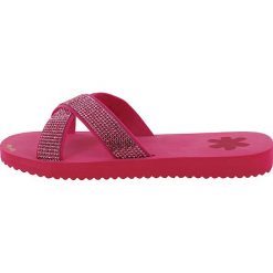 Chodaki damskie: Klapki "cross*glam" w kolorze różowym