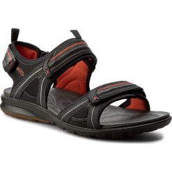 Sandały ECCO - Cruise 84169457480 Black/Fire. Czarne sandały męskie skórzane ecco. Za 399,90 zł.