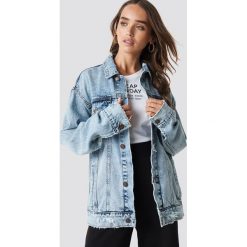Cheap Monday Kurtka jeansowa Upsize Trash Metal - Blue. Niebieskie kurtki damskie marki Cheap Monday, z jeansu. Za 323,95 zł.