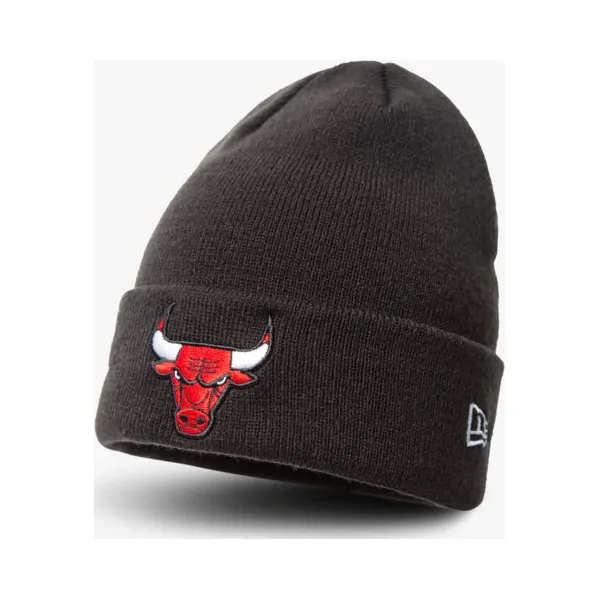 New Era Czapka Zimowa Team Essential Cuff Knit Chibul Otc , czarny, rozmiar ONE SIZE. Czarne czapki damskie New Era, na zimę, z aplikacjami, z materiału. Za 109,99 zł.
