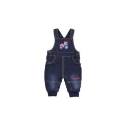 Spodnie niemowlęce: SALT AND PEPPER Ogrodniczki Traktor denim blue