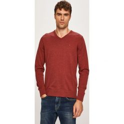 Tom Tailor Denim - Sweter. Czarne swetry męskie TOM TAILOR DENIM, m, bez wzorów, z bawełny, bez kołnierzyka, bez kaptura. W wyprzedaży za 99,90 zł.