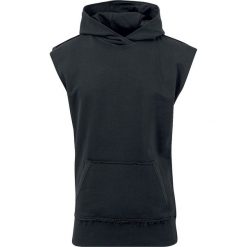 Urban Classics Open Edge Sleeveless Hoodie Bluza z kapturem czarny. Czarne bluzy męskie marki Urban Classics, l, bez wzorów, eleganckie, z kapturem, bez rękawów, z kapturem. Za 99,90 zł.