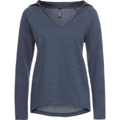 Bluzy damskie: Bluza "oversize" z kapturem bonprix ciemnoniebieski melanż
