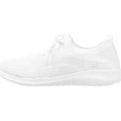 Creepersy damskie: Skechers Sport ULTRA FLEX Półbuty wsuwane white/silver