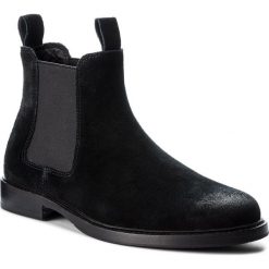 Sztyblety POLO RALPH LAUREN - Normanton 803710915001 Black. Czarne sztyblety męskie Polo Ralph Lauren, ze skóry, bez zapięcia. W wyprzedaży za 609,00 zł.