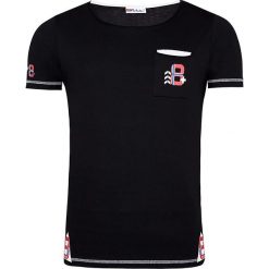 T-shirty męskie: Koszulka „Holm” w kolorze czarnym