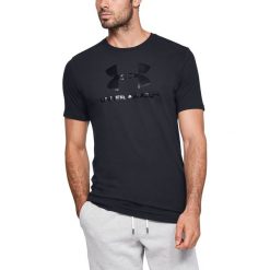 Under Armour Sportstyle Clear Koszulka Czarny. Czarne podkoszulki męskie Under Armour, xl, z nadrukiem, z bawełny, z krótkim rękawem. Za 119,95 zł.