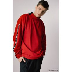 Bluzy męskie: Bluza bawełniana męska czerwona