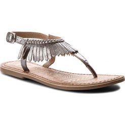 Sandały GIOSEPPO - Lea 31705M Pewter. Szare sandały dziewczęce marki Gioseppo, ze skóry, bez zapięcia. W wyprzedaży za 109,00 zł.