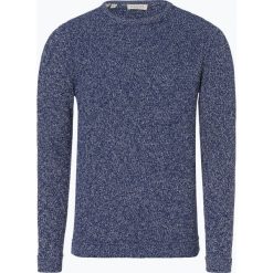 Selected - Sweter męski – Slhvictor, niebieski. Niebieskie swetry męskie Selected, m, bez wzorów, bez kołnierzyka, bez kaptura. Za 229,95 zł.