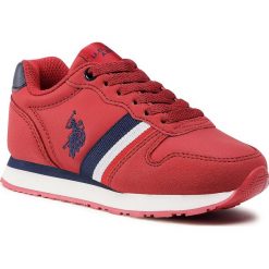 Sneakersy U.S. POLO ASSN. - Samuel1 Club NOBIK4096S0/YH1 M Red. Czerwone trampki chłopięce U.S. Polo Assn., bez wzorów, ze skóry ekologicznej, na sznurówki. Za 169,00 zł.