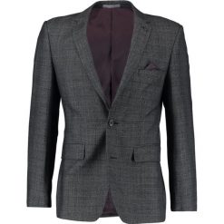 Marynarki męskie slim fit: Burton Menswear London CHECK Marynarka garniturowa grey