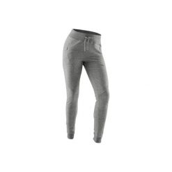 Spodnie dresowe slim Gym & Pilates 510 damskie. Szare spodnie damskie marki DOMYOS, l, z elastanu. Za 74,99 zł.