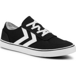 Tenisówki HUMMEL - Stadil Age 206046-2001 Black. Czarne półbuty męskie Hummel, na co dzień, bez wzorów, z gumy, bez zapięcia. Za 279,00 zł.