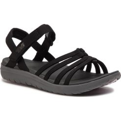 Sandały TEVA - Sanborn Cota Sandal 1099447 Black. Czarne klapki damskie Teva, bez wzorów, z tworzywa sztucznego, bez obcasa. W wyprzedaży za 169,00 zł.
