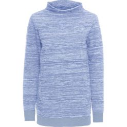 Bluzy damskie: Długa bluza z kieszeniami bonprix niebieski melanż