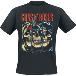 Guns N' Roses Split Skulls T-Shirt czarny. Czarne t-shirty męskie marki Guns N' Roses, xl. Za 74,90 zł.