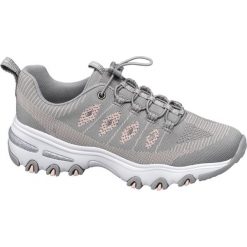 Sneakersy damskie Venice popielate. Szare sneakersy damskie marki Venice, z materiału. Za 119,90 zł.