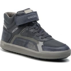 Sneakersy GEOX - J Arzach B. A J944AA 0MEMW C0661 D Navy/Grey. Niebieskie trampki chłopięce Geox, bez wzorów, ze skóry ekologicznej, bez zapięcia. W wyprzedaży za 239,00 zł.