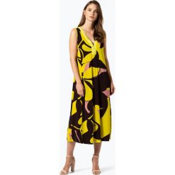 Marc Cain Collections - Sukienka damska, czerwony. Czerwone sukienki damskie Marc Cain Collections, bez wzorów, z szyfonu, bez kołnierzyka, bez rękawów. Za 999,95 zł.