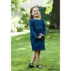 Sukienka jeansowa ZOYA. Brązowe sukienki dziewczęce marki Pakamera, z jeansu. Za 79,00 zł.