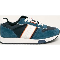 S. Oliver - Buty. Niebieskie sneakersy męskie S.Oliver, z okrągłym noskiem, bez zapięcia. Za 279,90 zł.