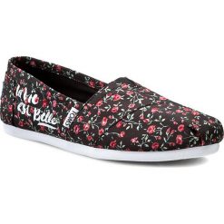 Creepersy damskie: Półbuty TOMS - Classic 10007562 Black Textile