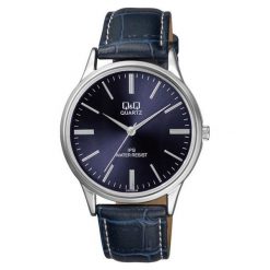 Zegarek Q&Q C214-332 Klasyczny męski granatowy. Niebieskie zegarki męskie Q&Q. Za 85,00 zł.