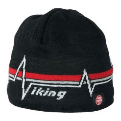 Czapki męskie: Viking Czapka Windstopper 0651 czarno-czerwona (2150651UNI)