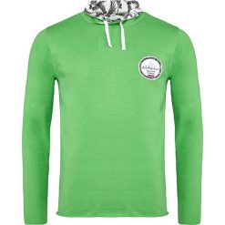 Bejsbolówki męskie: Bluza "Pasco" w kolorze zielonym