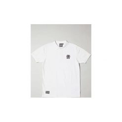 Koszulka Polo BLB SMALL BADGE White. Białe koszulki męskie Crankk, xl, z aplikacjami, z bawełny, bez rękawów. Za 139,00 zł.